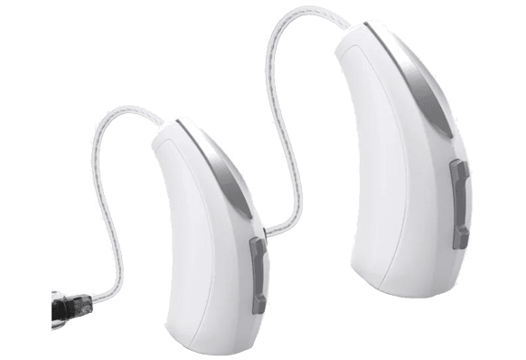 A Pair of Starkey Hearing Aid Devices