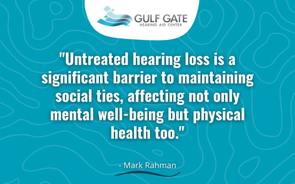 Understanding the Link between Social Isolation, Hearing Loss, and Increased Mortality Risk